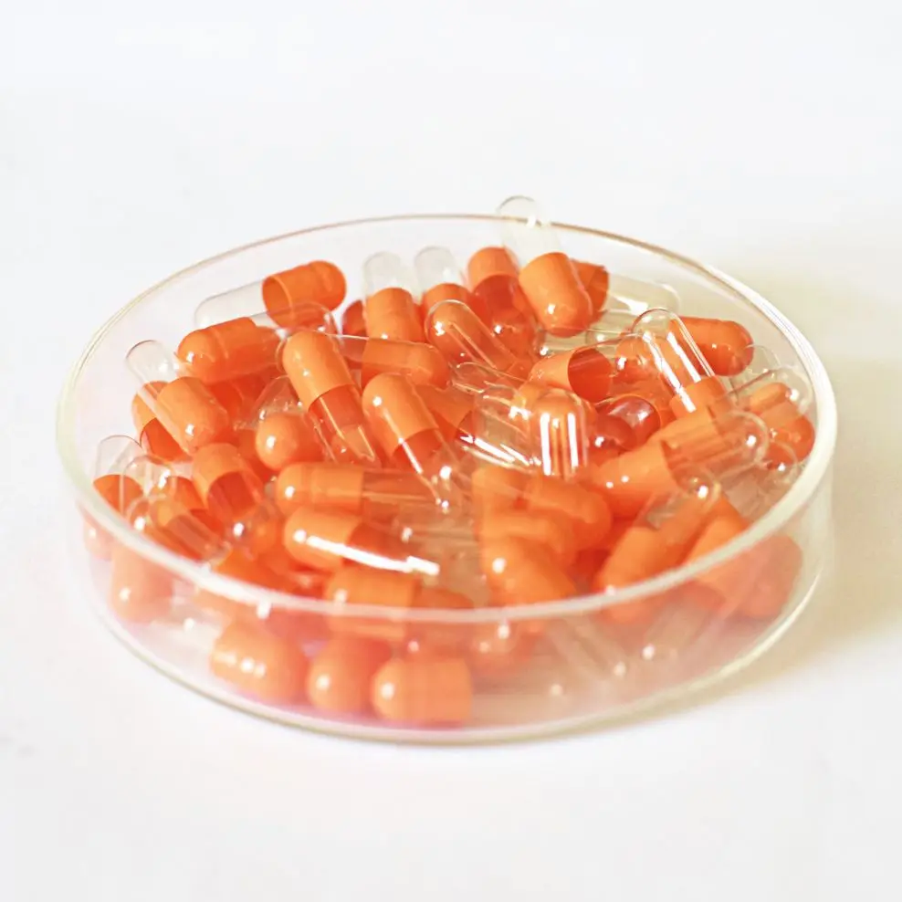 Clear Vegetable Cellulose capsule shell Transparent Natural Hpmc Empty Vegan Capsules