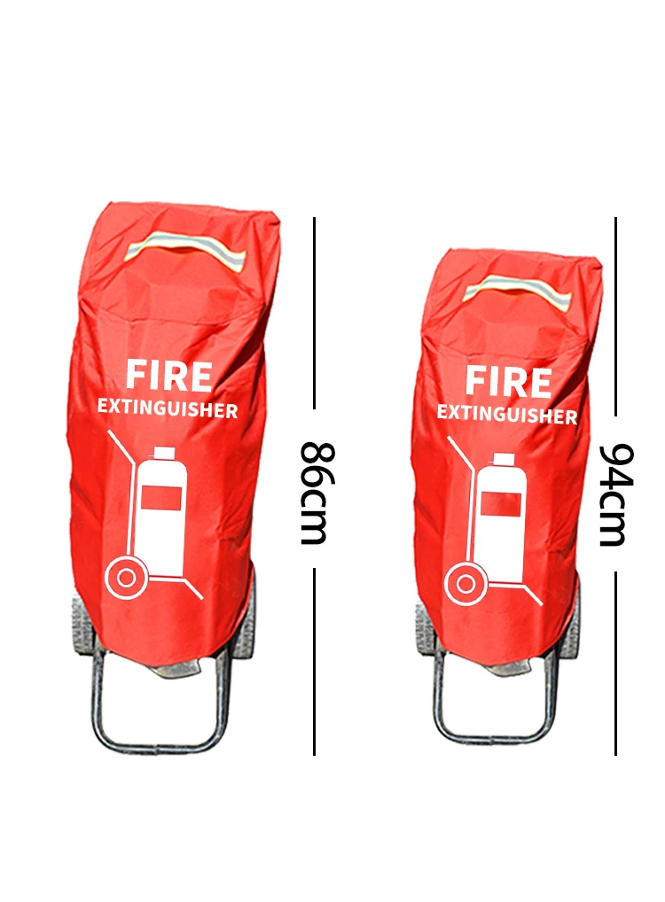 PVC Cover for 50kg wheeled  fire extinguisher  with highlight handle