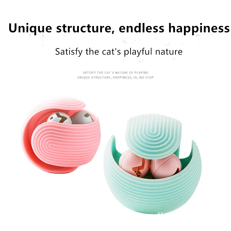 Cat Toy Cat Molar Bite Tease Prey Bell Ball Cat Toy