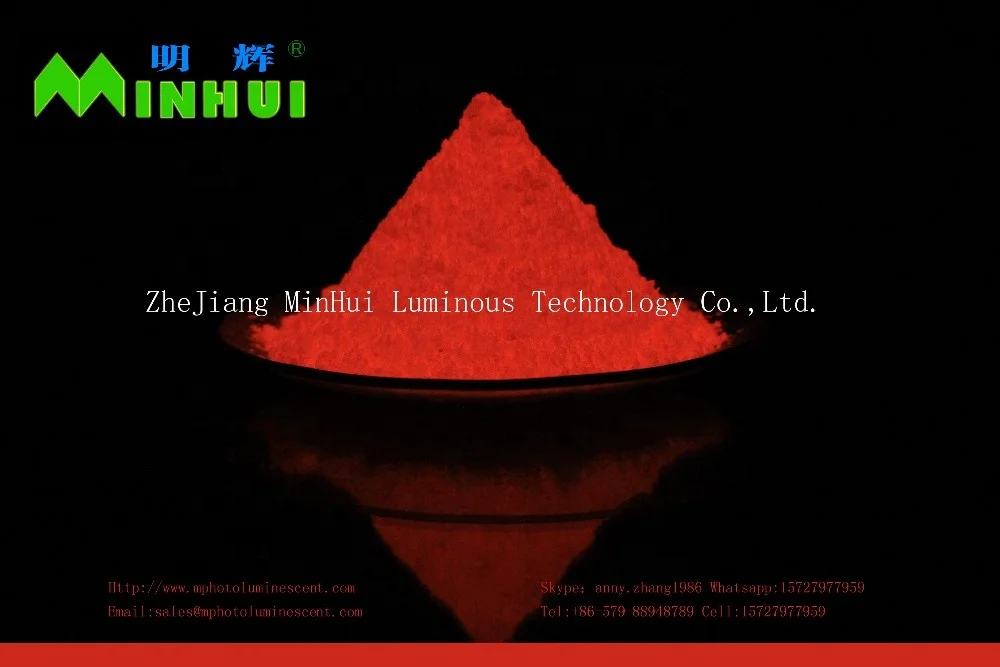 Colourful Long Lasting High Luminance Glow in the Dark Strontium Aluminate Photoluminescent Pigment