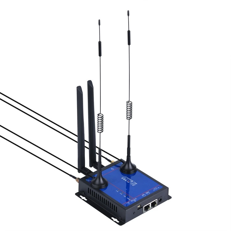 Industrial grade router with SIM card and high gain 5dB antenna