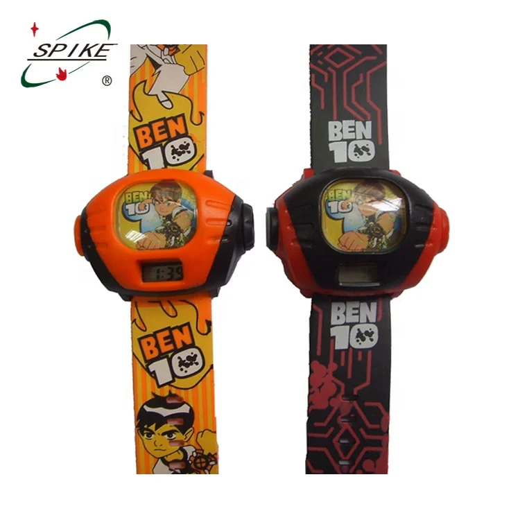 Cartoon projection watch for kid