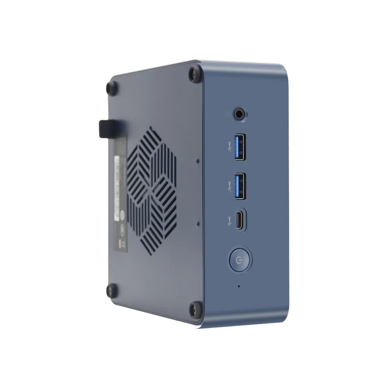 Factory Nano Intel Mini Pc Computer AMD 7840HS 4 Core  2 Lan Ethernet 4 Usb Ubuntu Win 10 Fanless Industrial Pc Intel  Mini Pc