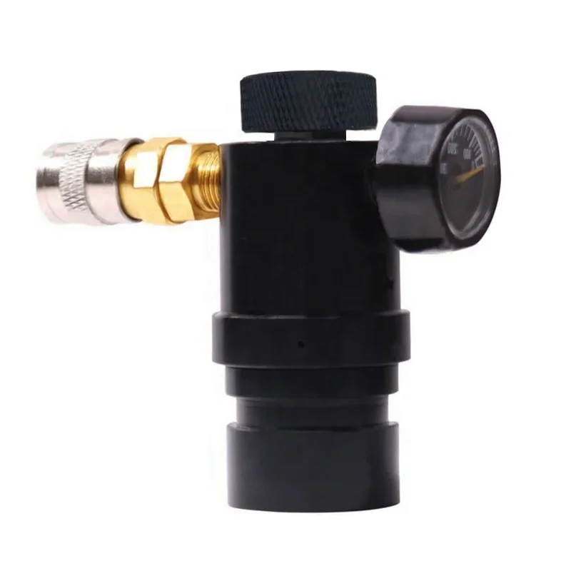 Updated Paintball HPA Mico MR GEN2 Regulator W/ US Foster Coupler with On/Off Valve,Output Pressure 40-160PSI