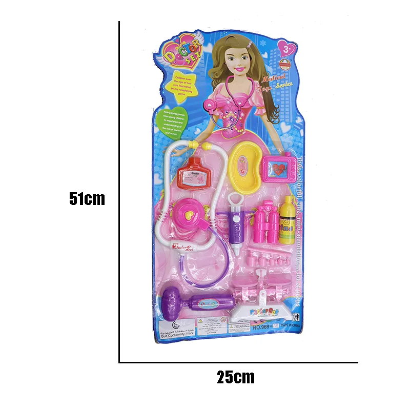 Educational Kids Birthday Party Game Doctor Toys Set Customized Play House Hospital Doctor Pretend Play Toys