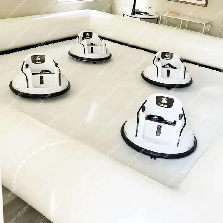 Hot sale inflatable perimeter fence arena race track for bumper cars