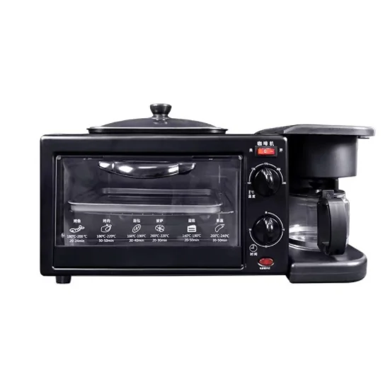 2021 Best seller Household Automatic Multifonction 3 In 1 oven multifunction breakfast maker machine