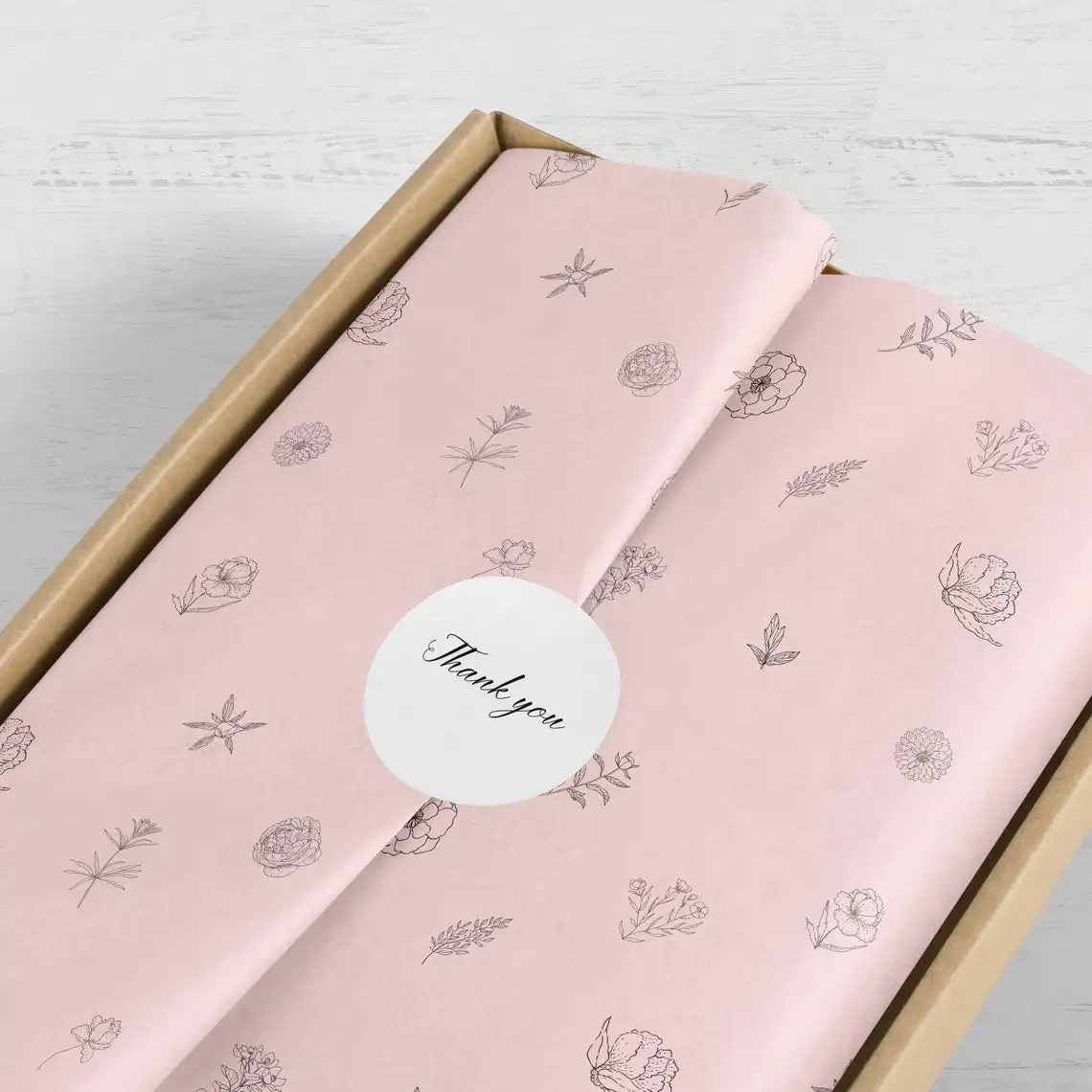 Hot sale customized designer printing gift wrapping paper personalized tissue paper with logo for box packaging
