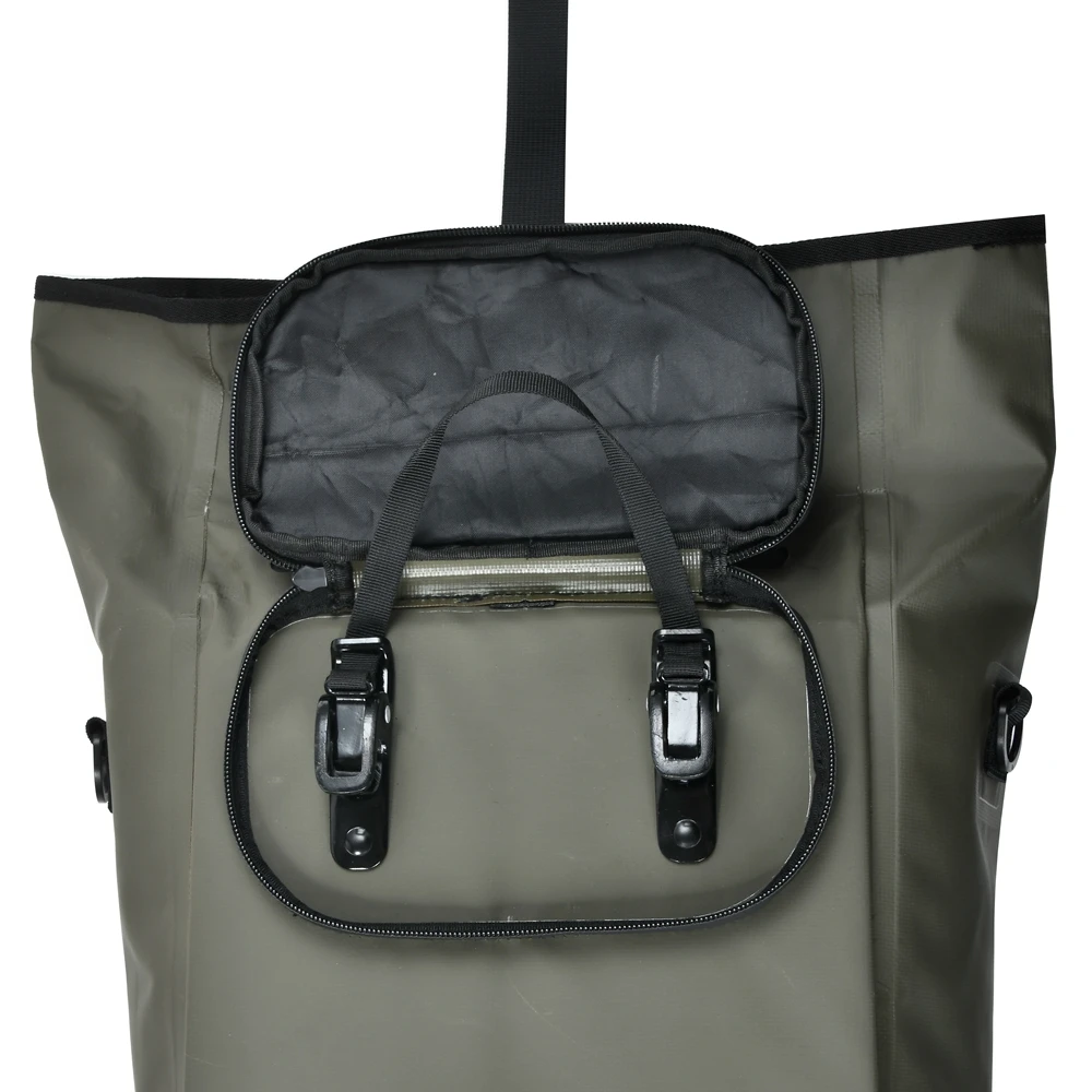 Custom Waterproof Bike Pannier Bag Large Capacity Bike Rack Bag Bike Rear Seat Trunk Bag