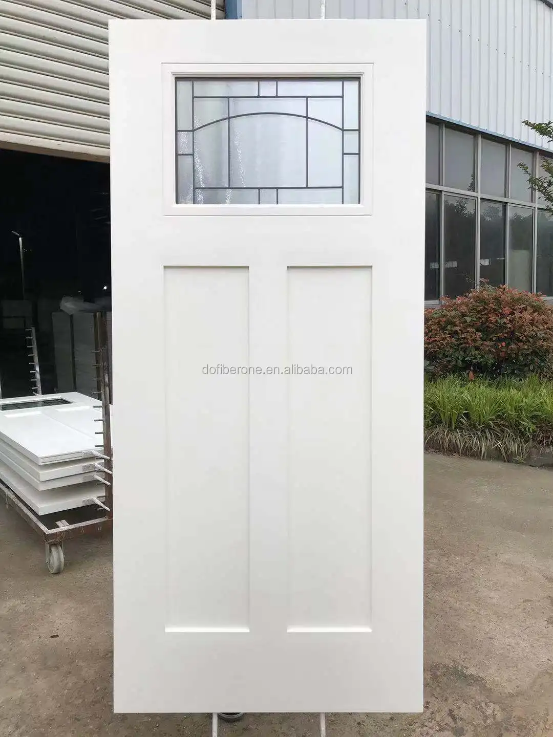 Shanghai Dofiberone factory US UK standard fiberglass composites entrance door