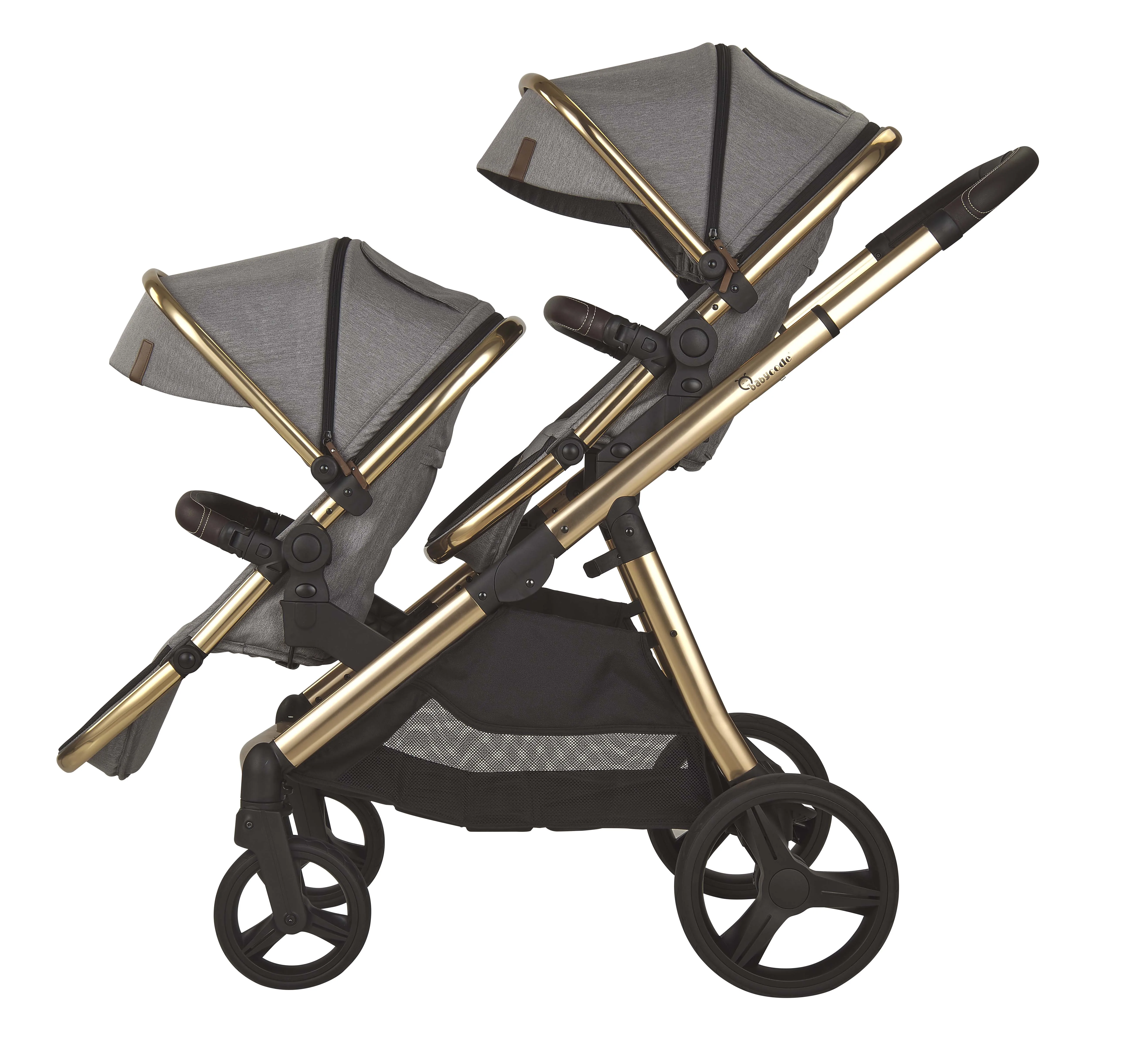 China Aluminum Baby Stroller 3 In 1 with Multi-functional Buggy Board  for Two Children