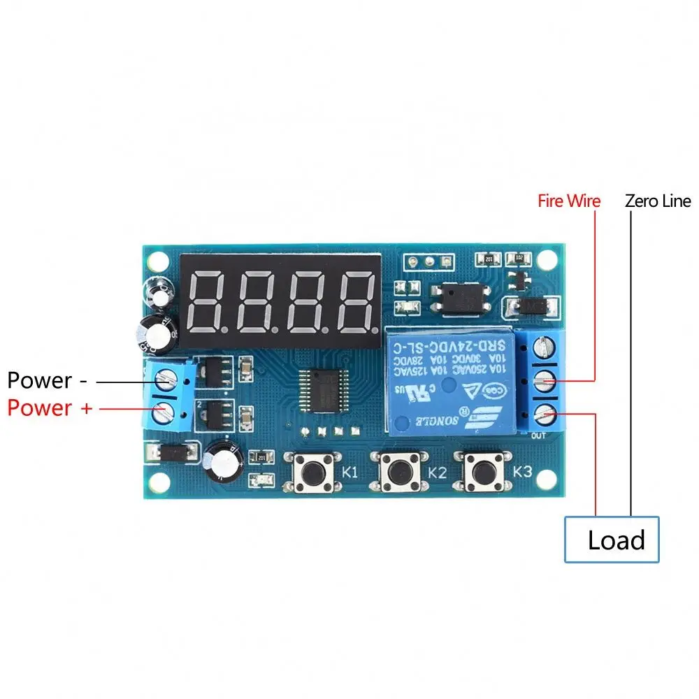 12v/24v Time Delay Relay Multifunction Delay Time Module Switch Control Relay Cycle Timer relay