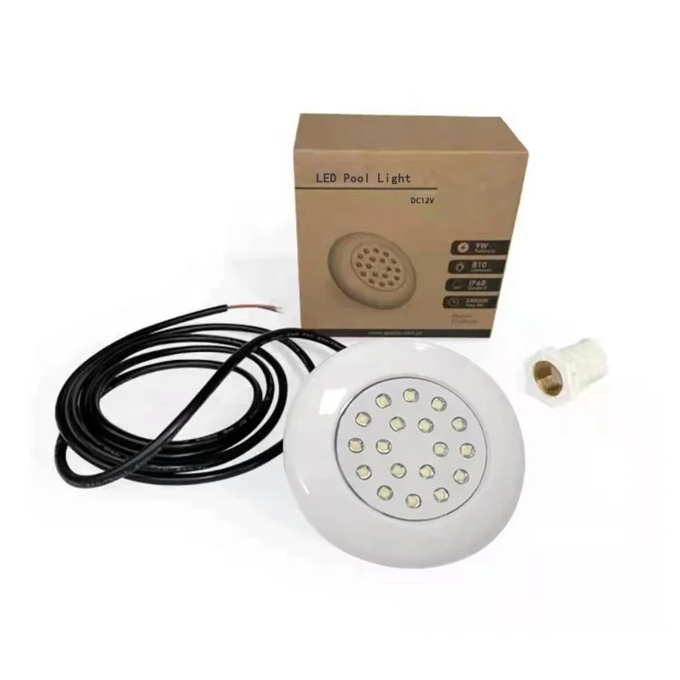 Waterproof IP68 Luz Sumergible Para Piscina Led 3W 9W 20W 30W Luz Calida 12v PAR56 LED underwater Remote control RGB pool lights