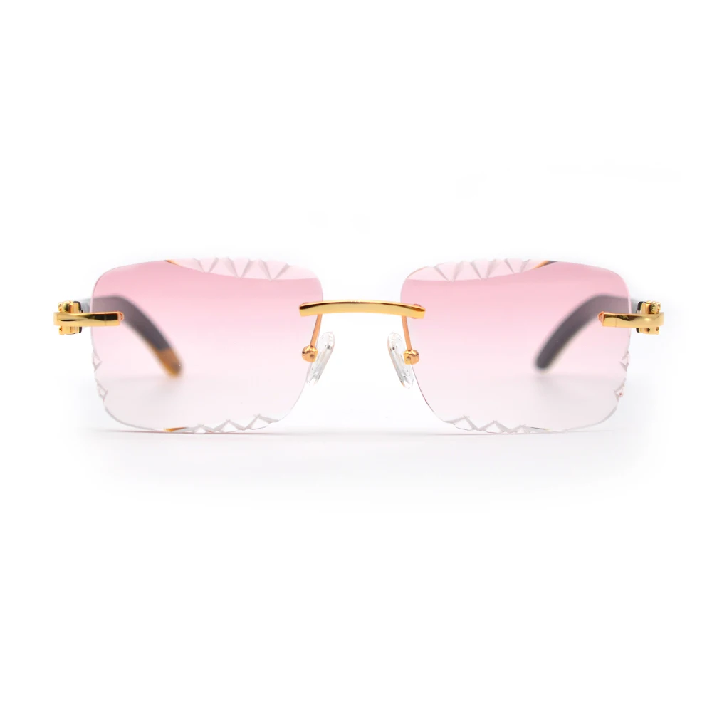 Sifier custom shades 2023 small women luxury fashion sun glasses trendy rectangle frameless sunglasses vendor