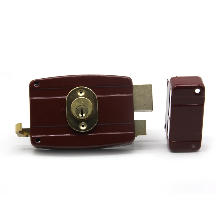 Household Door Locks Waterproof Anti-rust Safe Rim Lock for Doors