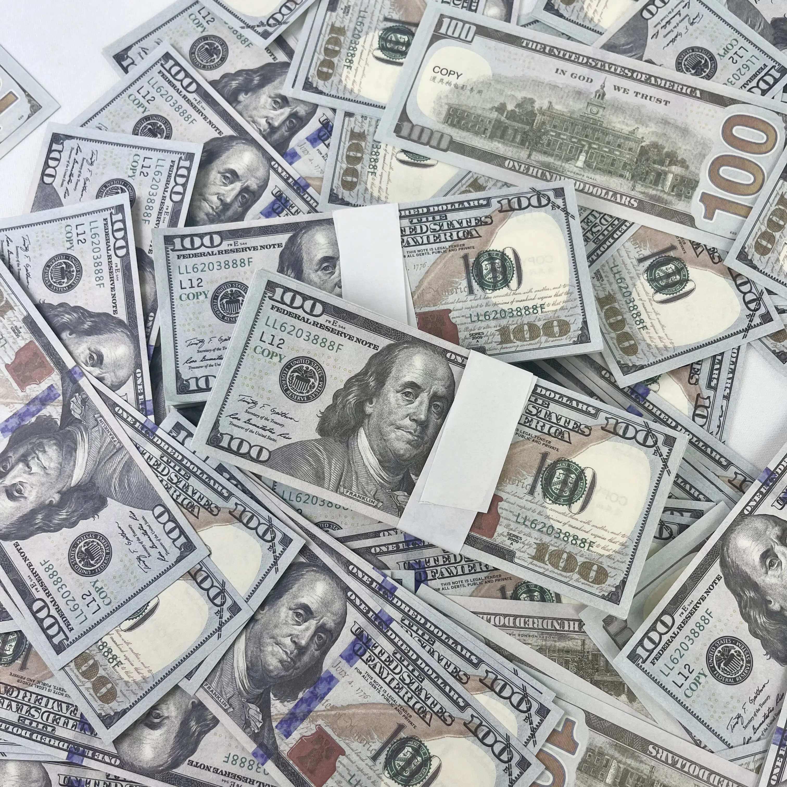 Prop Money Euro Party Game Supplies High Quality Prop Money Paper Props 100 US Dollar Bank Ancestor Money Notes Movie