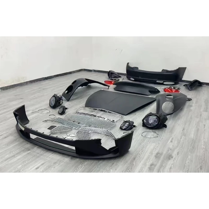 Upgrade To Frp Front Rear Bumper Lip Rear Spoiler Supersport Style Body Kit For Bentley Continental Gt
