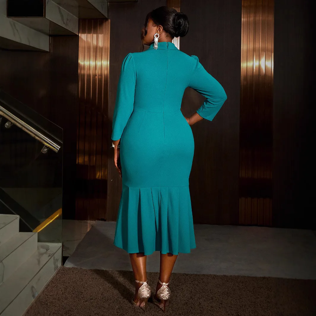 China manufacturer plus size elegant dress african dress modern  fat women elegant african dresses