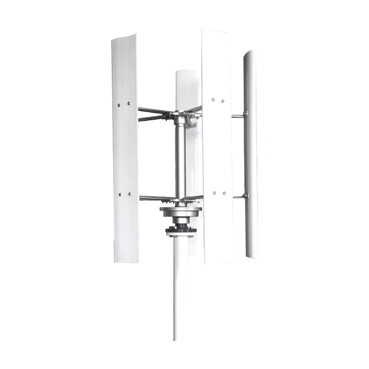 600W Vertical Axis Wind Turbine 12V/24V Aluminum Alloy Blades Low Noise Wind Power Generator Alternative Energy
