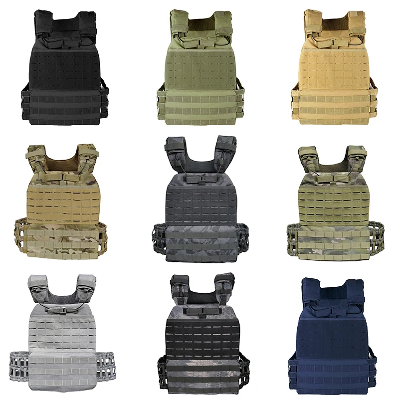 LHI Waterproof Oxford Police Equipment Bulletproof Military Plate Carrier Tactical Bullet Proof Vest For Sale