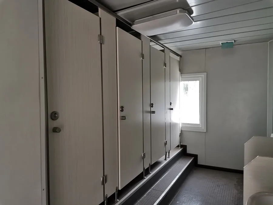20ft Modular Portable Public Toilet Container Toilet Luxury Modern for Street Prefabricated House Ready to Use
