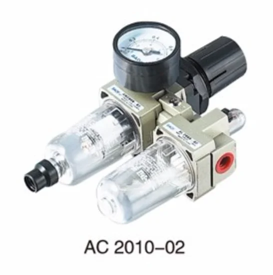 Pneumatic Parts AC2000-02 Air Filter Pressure Regulator FRL Combination with the Auto Drain unit AC/BC/AFR/BFR/AFC/BFC2000/3000