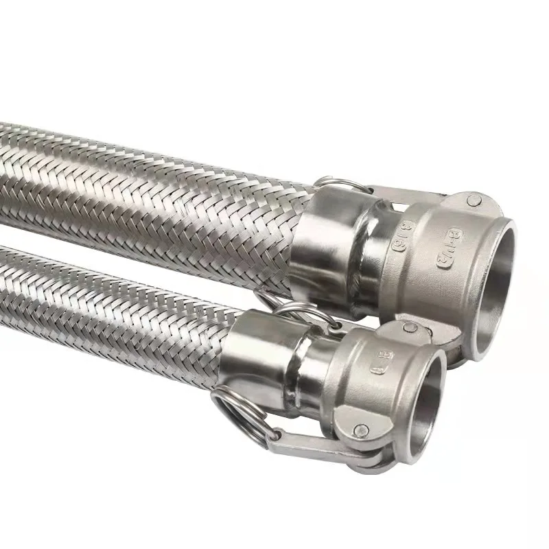 High Pressure flexible metal hose and temperature resistance Stainless Steel Flexible Hose DN15/25/20/32/40