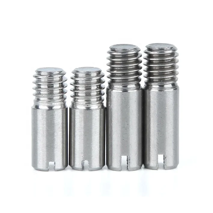 304 Stainless Steel M2 - M10 DIN 427 Parallel Pins with External Thread /Slotted Headless Screws