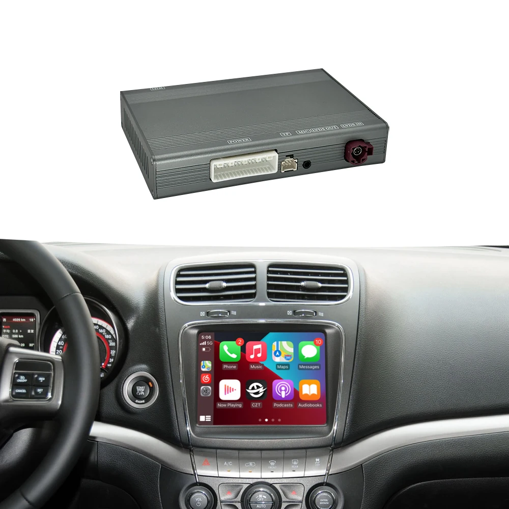 CZT-AUTO For Dodge Journey 2013-2016 Radio Car DVD Player Mirror Link GPS Navigation Smart Box Wireless Carplay Android Auto