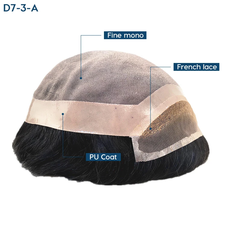  New times hair 0 03 ультратонкая кожа ПУ натуральные передние волосы человеческие мужской парик системы накладных