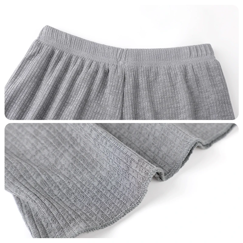 Широкие прямые брюки с эластичной талией