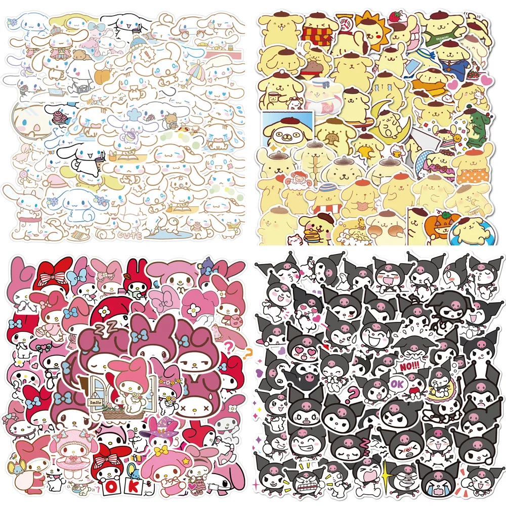 ZY3144S 50Pcs Cute Cartoon Figure Image Scrapbook Graffiti DIY Stickers Decorative Cup Guitar Laptop Luggage Waterproof Stickers