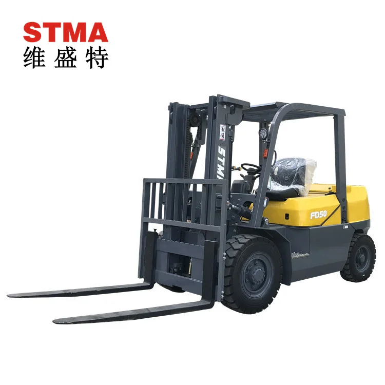 high performance mitsubishi s6s engine forklift 5 ton diesel new 5000 kg forklift