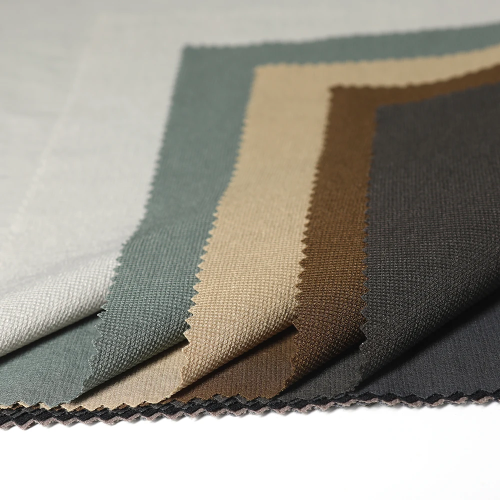 fabric manufacturer custom color  ns terry nylon spandex fabric woven fabric roll for clothing