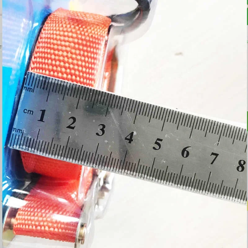 Lashing Car Cargo Ratchet Strap Tie Down Belt Equipment Truck Tension Rope Motorcycle Bike Transport Strong Luggage Tow Bag