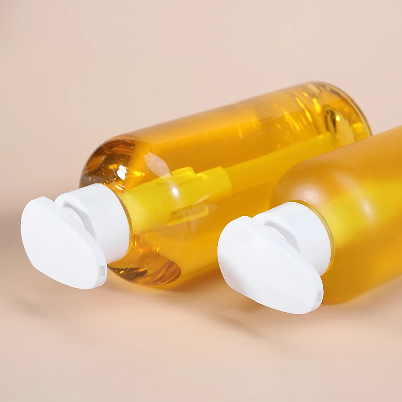 300/500ml Shampoo Bottle Wholesale Clear Frosted Pet Plastic Lotion Pump Bottle With White Lotion Pump Head Sanitizer Bottle