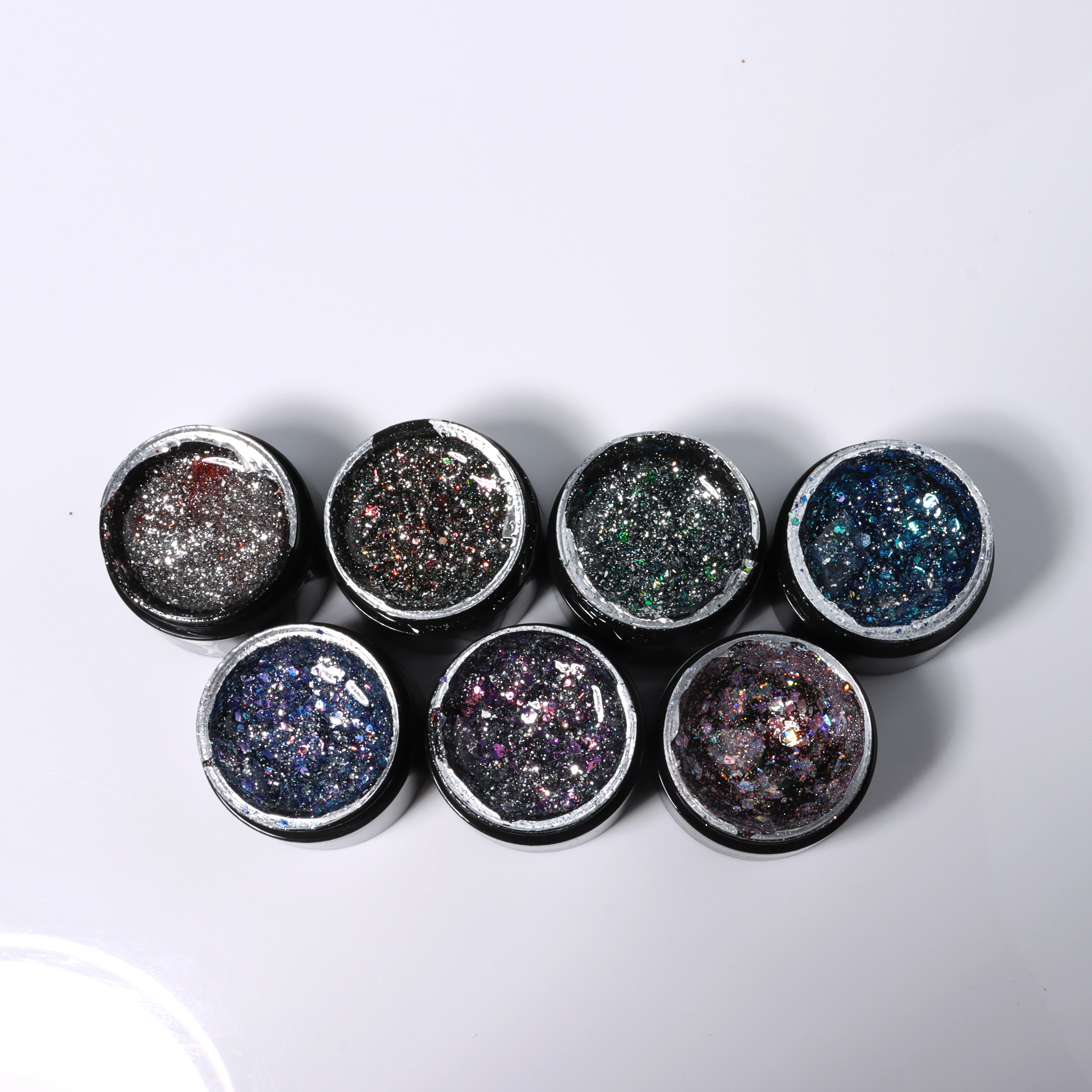 South French Garden Glitter Gel Polish  OEM  Gel Uv Jar Customizable Logo Fast-Drying  GEL NAIL SUPPLIER 1KG  Non-Toxic