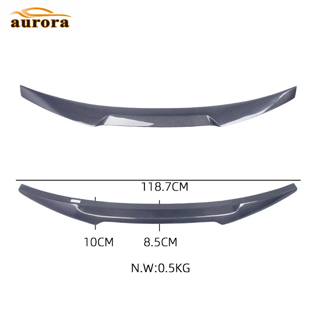 High quality factory prices Carbon Fiber Rear Spoiler for Audi A5 S5 RS5 B9 Sportback 4-Door Back Trunk Lip Wing 2018-2021