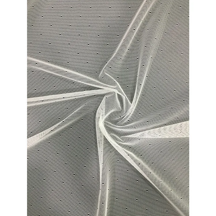 150cm nylon and spandex stretch dots soft mesh net lace fabric 5 yards