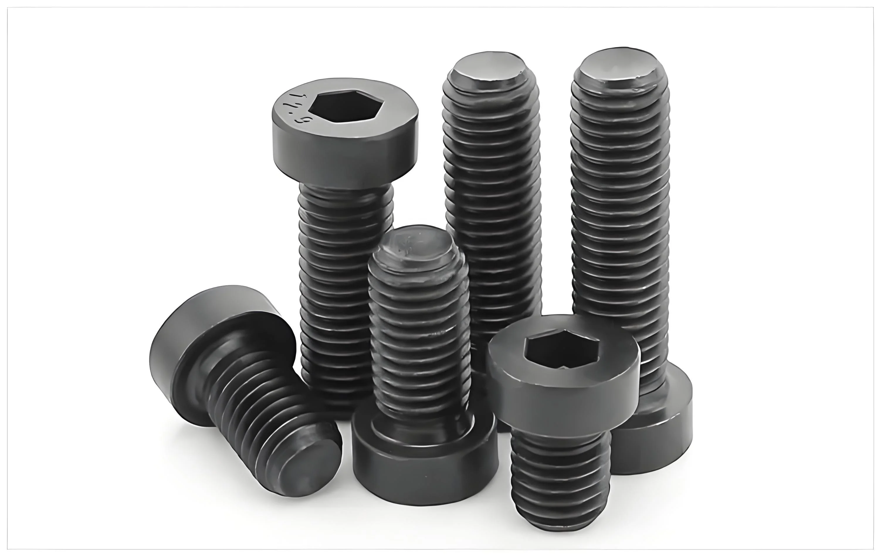 Grade 12.9 High-Strength Black Hexagon Socket Screw Carbon Steel with Cylinder Head Bolt-Manufacturer Direct Wholesales