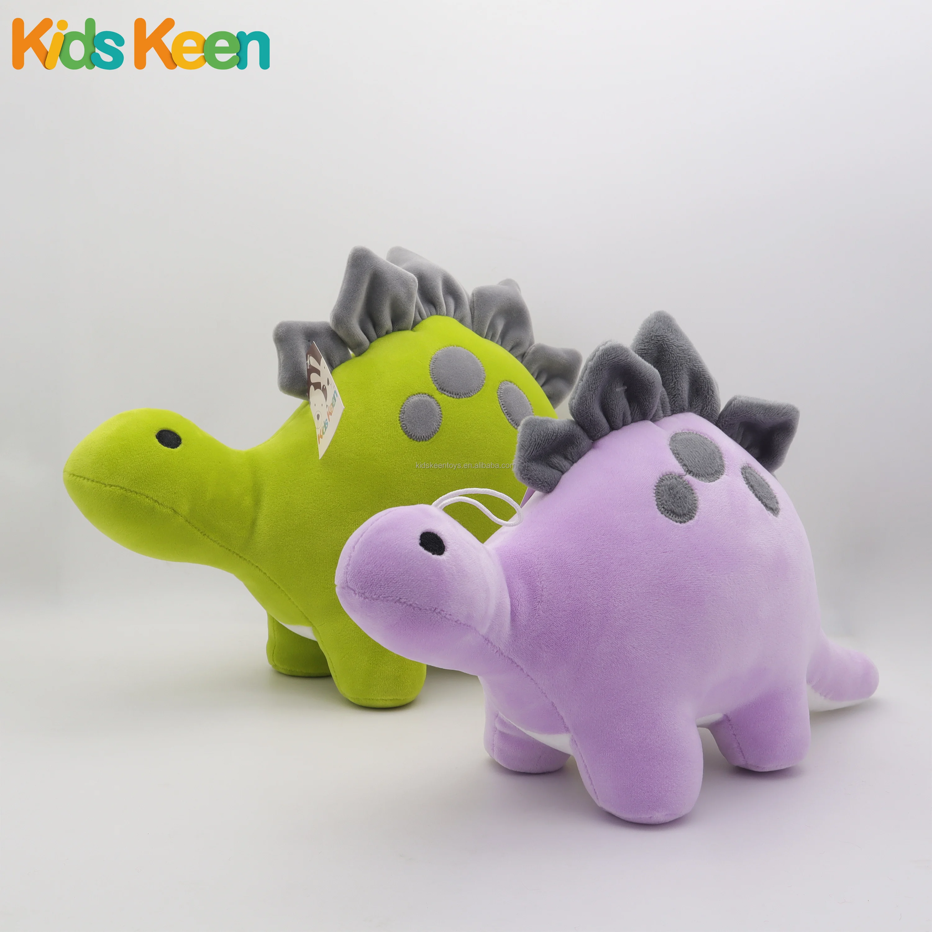 Stegosaurus stuffed animal toys custom made doll Stretch super soft fabric in many colors lilligant plush toy dinosaur