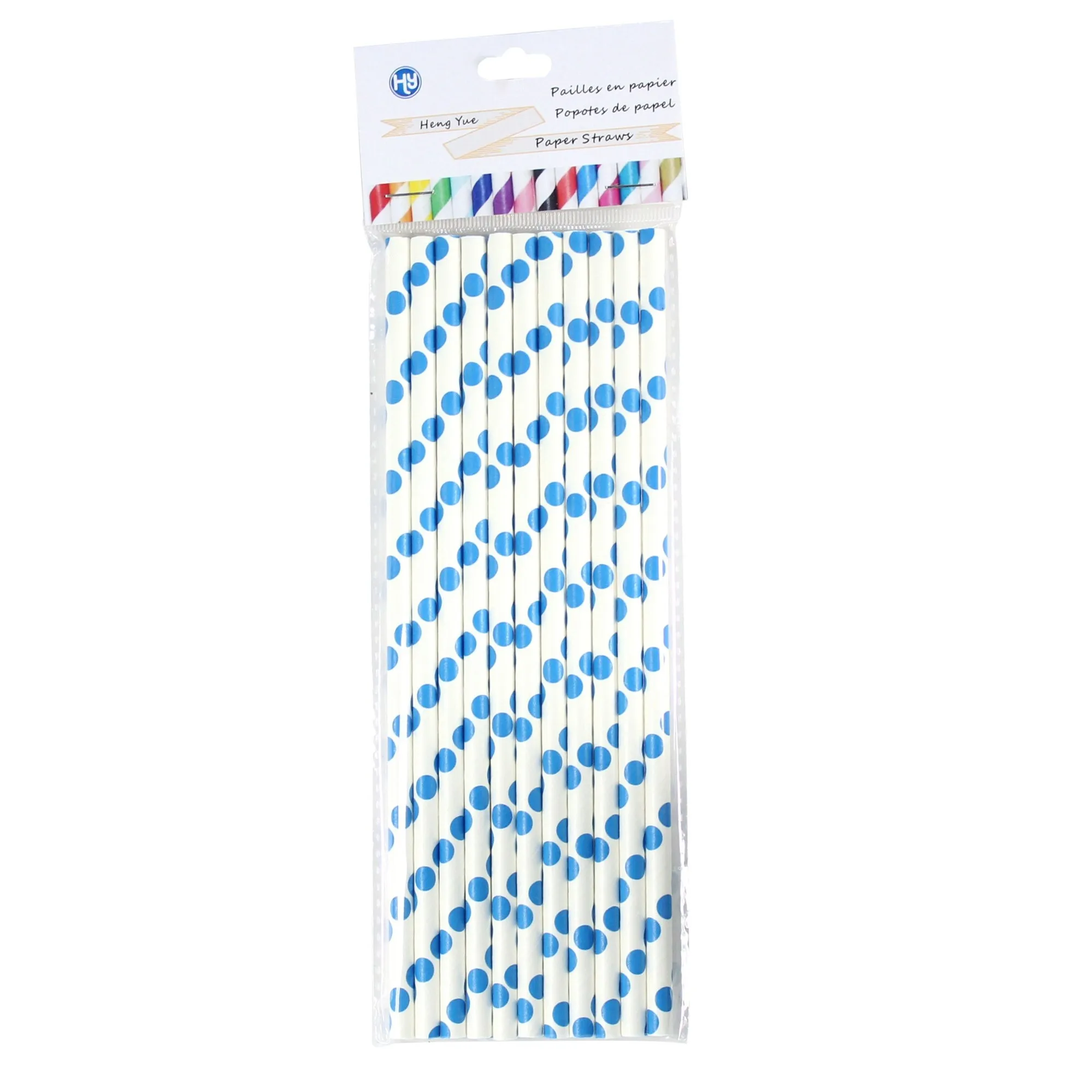100pcs/bag Custom Your Brand Logo Bright Printing Striped Paper Straw For Wedding Decoration