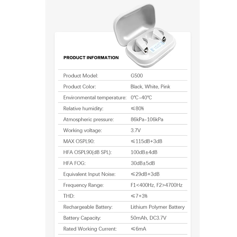 instrument invisible ear smallest hear accessories hearing aid rechargeable mini