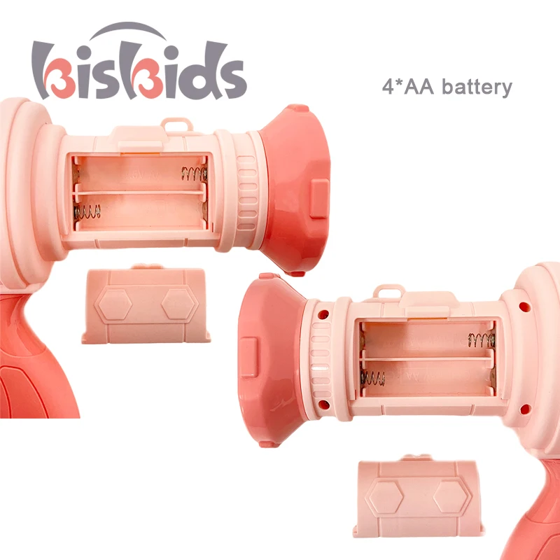 Wholesale 32 Holes Electric Machine Soap toy bubble gun kids Magic Children Automatic Bazooka bubble shooter gun