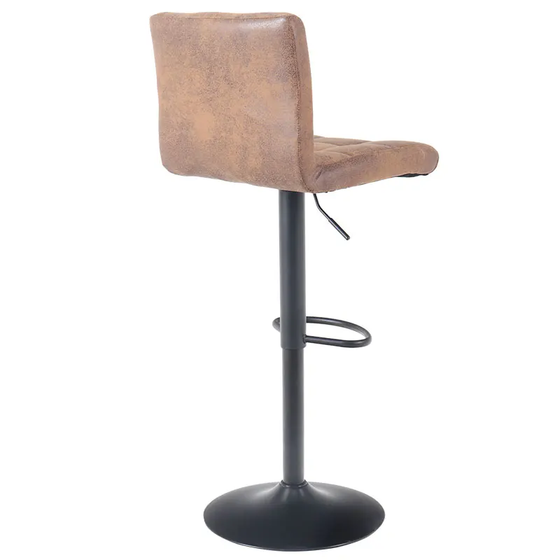 Современное кофейное кафе ресторан Досуг металлическая бархатная мягкая подушка подлокотник стойка высота барные стулья стул