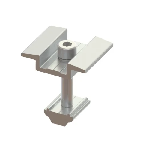 Rapid Construction Ground Roof Mount System Solar Accessories Mid End Clamp Industrial Solar Technology Xd New Energy Technology