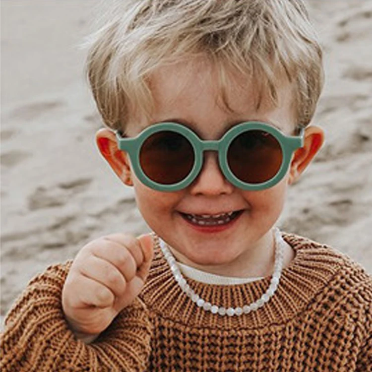 
SKYWAY Popular Trendy New Type Children Sun Glasses Round Frame Boy And Girl UV400 Kids Sunglasses 