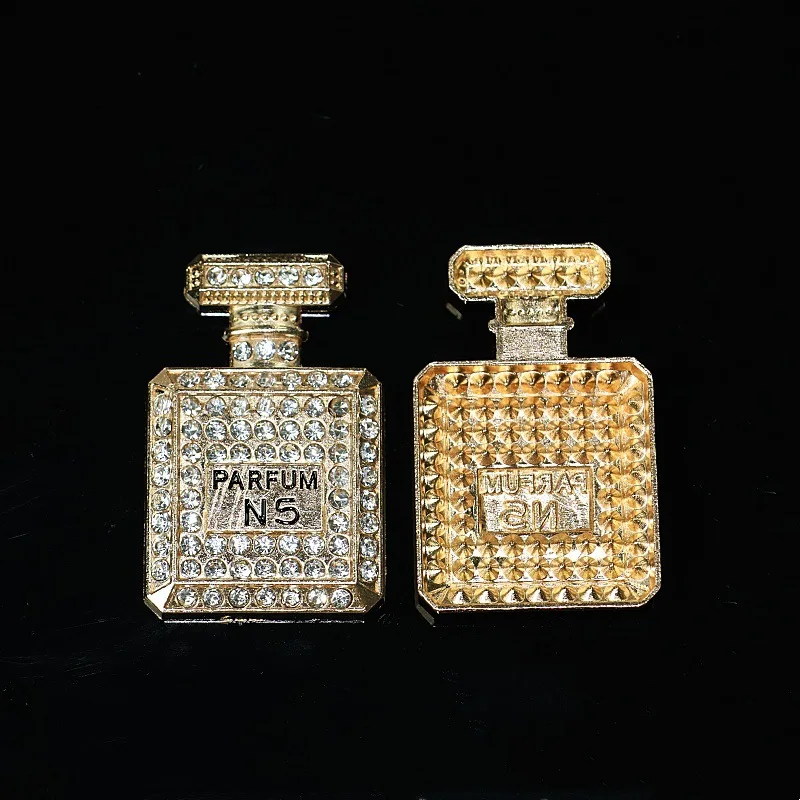 Chic Diamond lipstick Sexy Lip Simulation Brand Bag Perfume Bottle Heart Junk Phone Case Charm DIY Crafts Deco Accessories