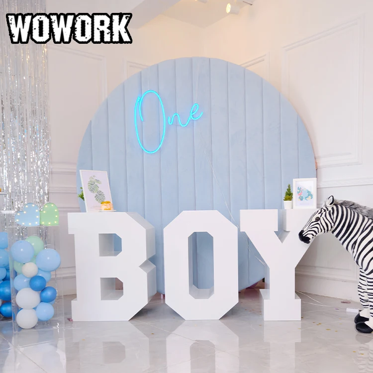 2024 WOWORK металлический торт на 1 день рождения