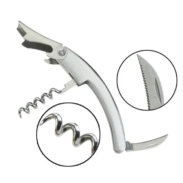 Luxury Bar Accessory Tool Kit Wine Opener Set Electric Cordless Corkscrew OEM With Foil Cutter